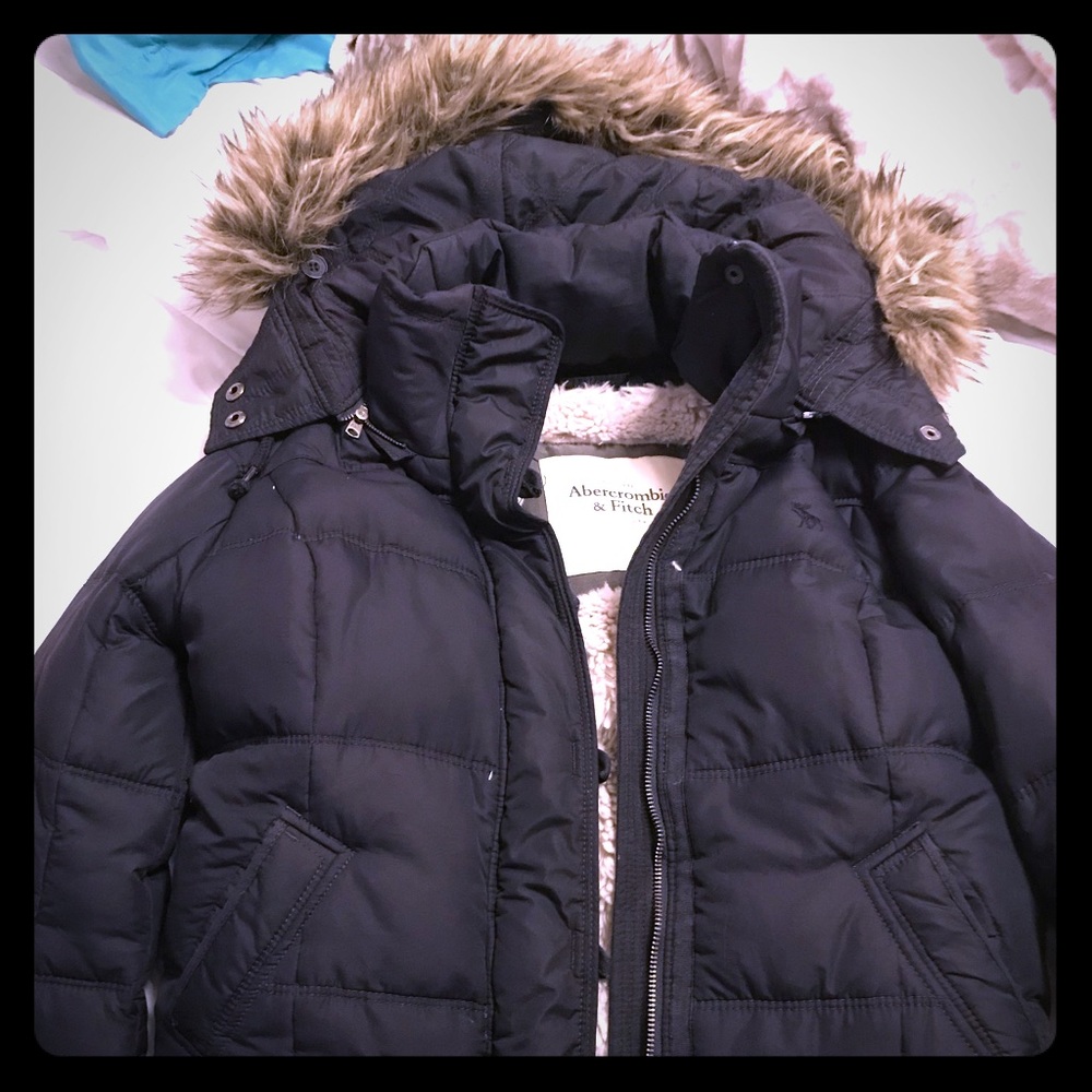 Abercrombie & Fitch, Navy Blue Jacket, Size M